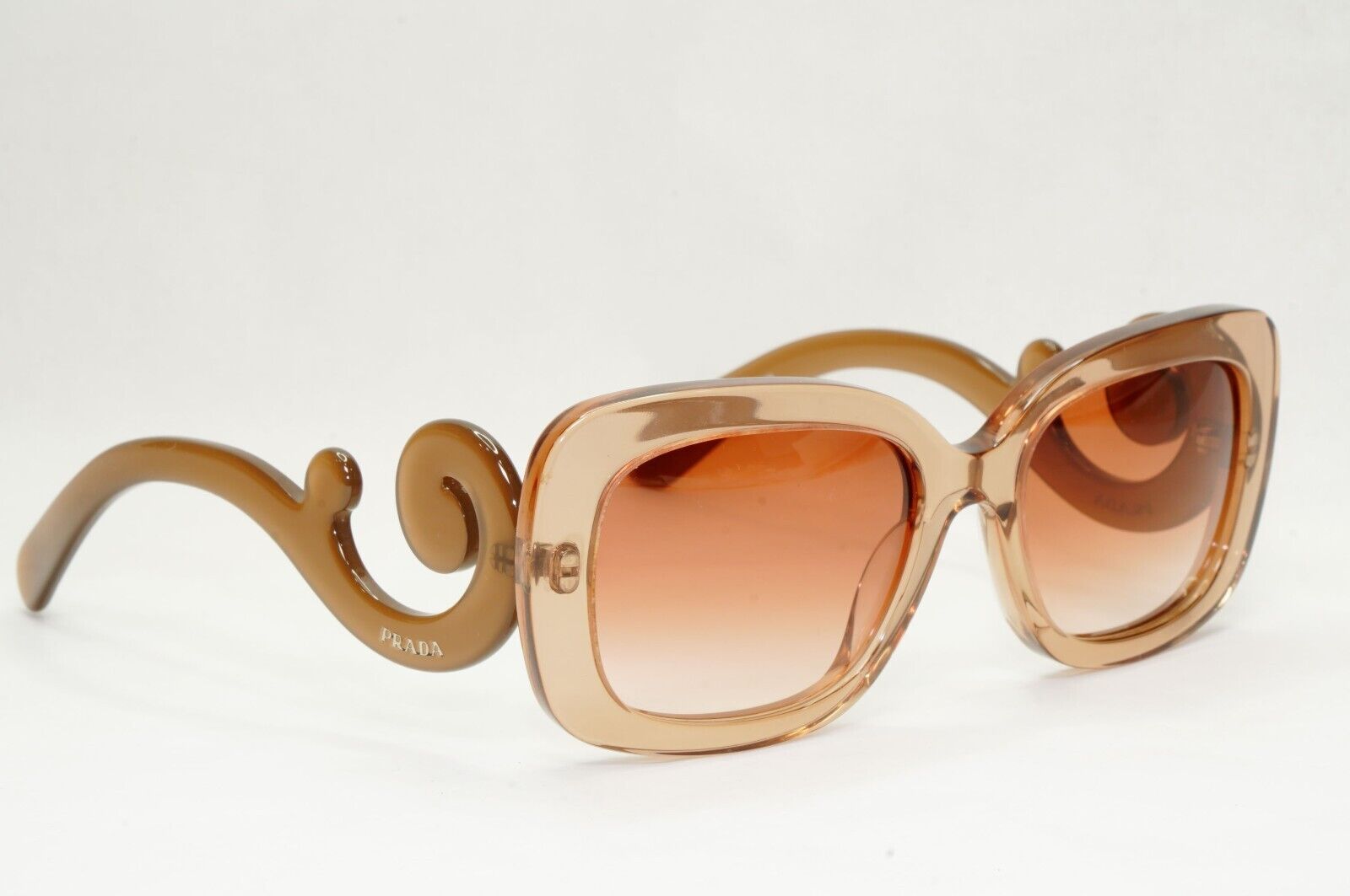 Prada Sunglasses Swirl Baroque 2012 Square Brown PR27OS SPR 27O KAL-1Z1 051223