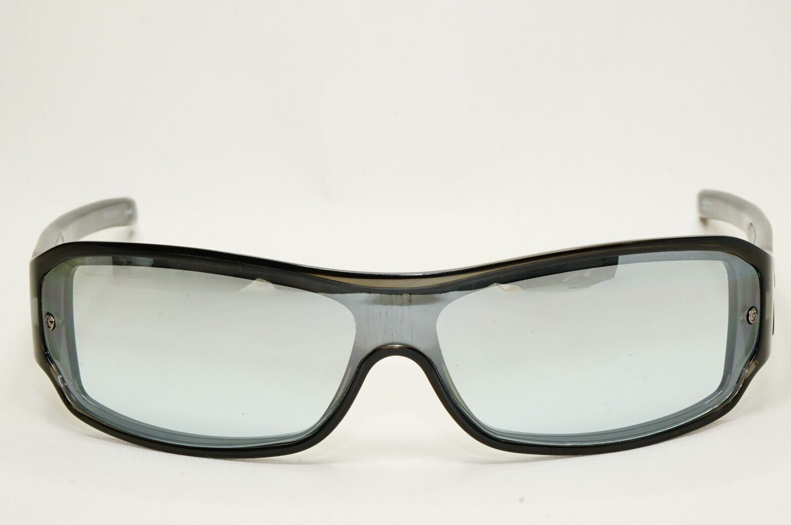 Gucci Sunglasses 1997 Vintage Grey Transparent Shield Visor GG 1462/S N03 091124
