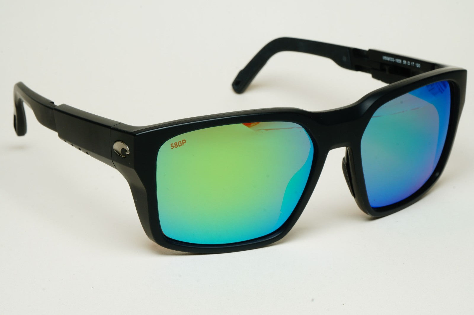 Costa Del Mar Sunglasses Tailwalker Polarized Green 580P Black 06S9003 16 56mm