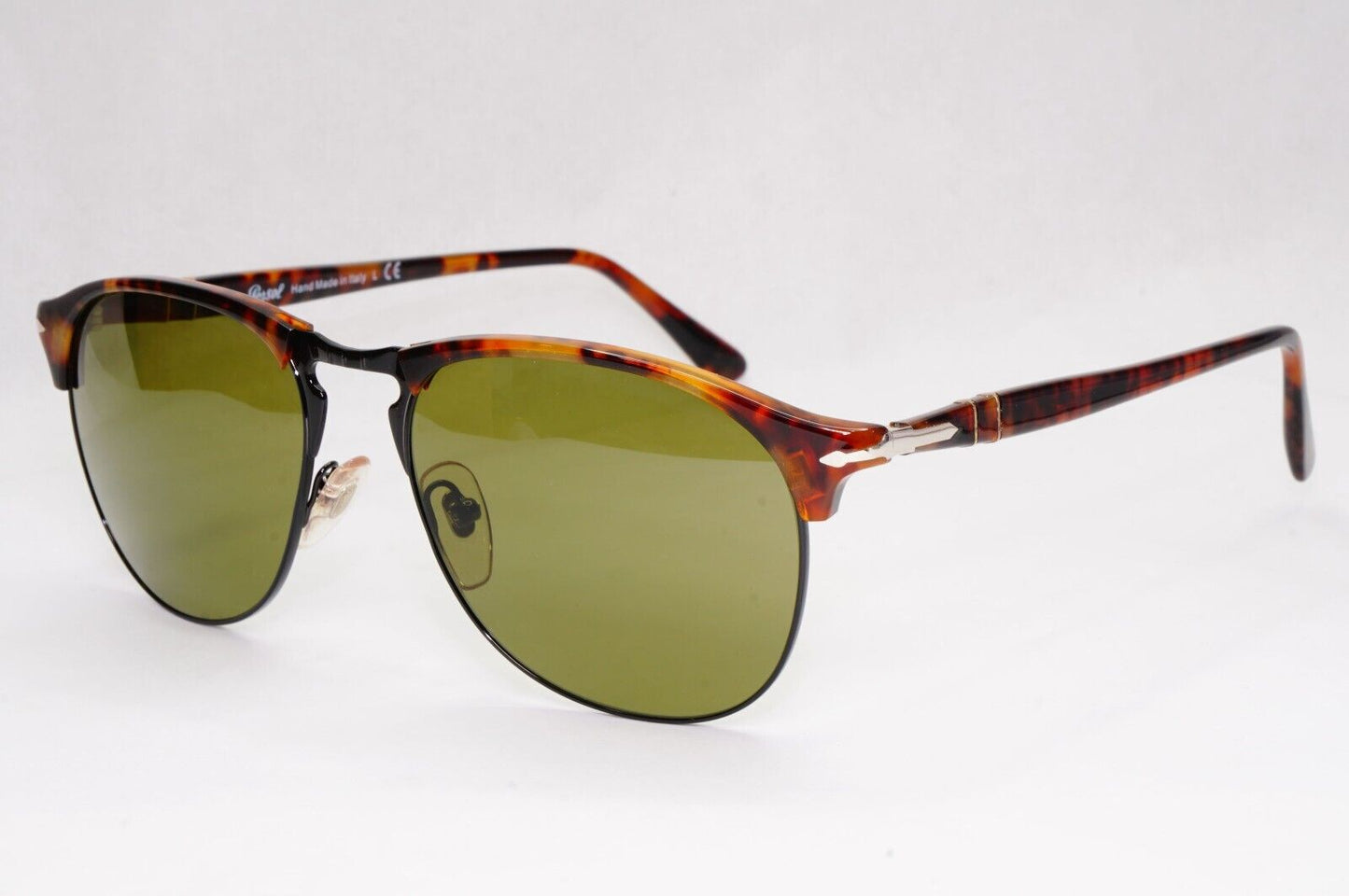 Persol Sunglasses 2015 Brown Caffe Tortoise Green Square 8649-S 108/4E 56mm