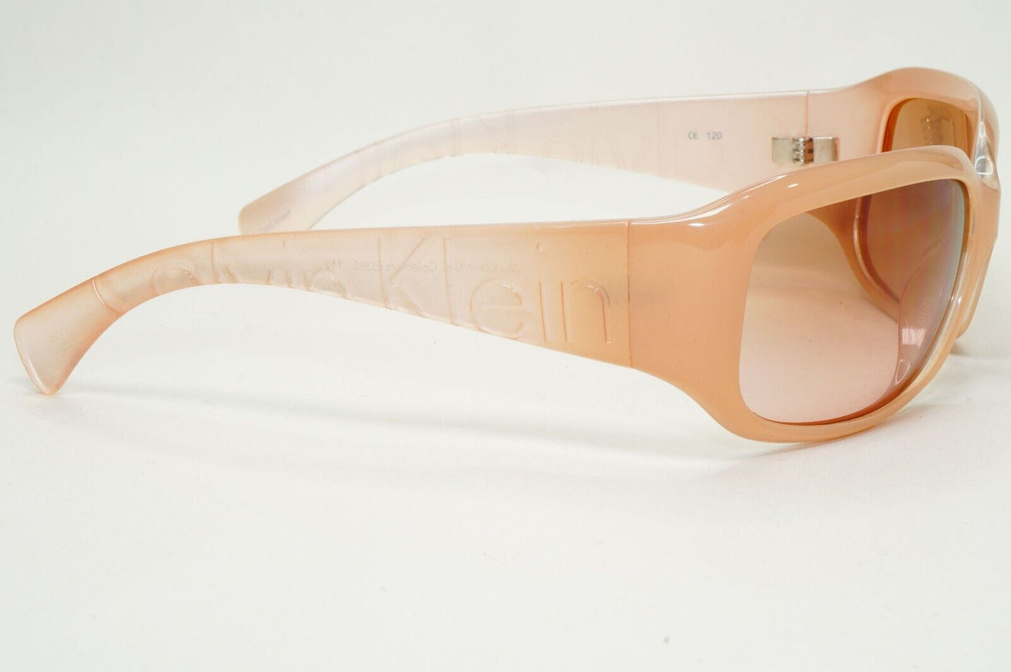 Calvin Klein Sunglasses 2005 Vintage Nude Beige Brown Unisex 838S 112 121124