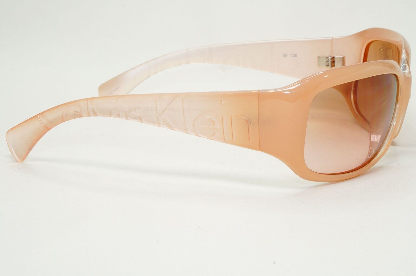 Calvin Klein Sunglasses 2005 Vintage Nude Beige Brown Unisex 838S 112 121124