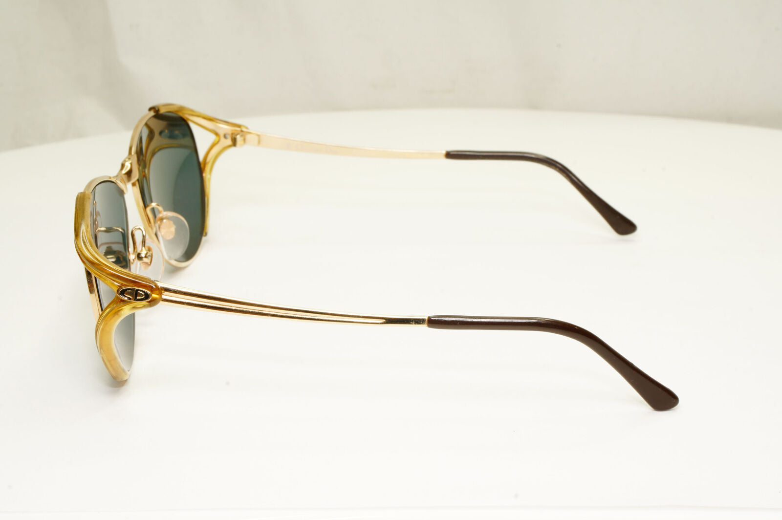 Christian Dior Womens Vintage Sunglasses Austria 1990s Gold 2195 48 160222