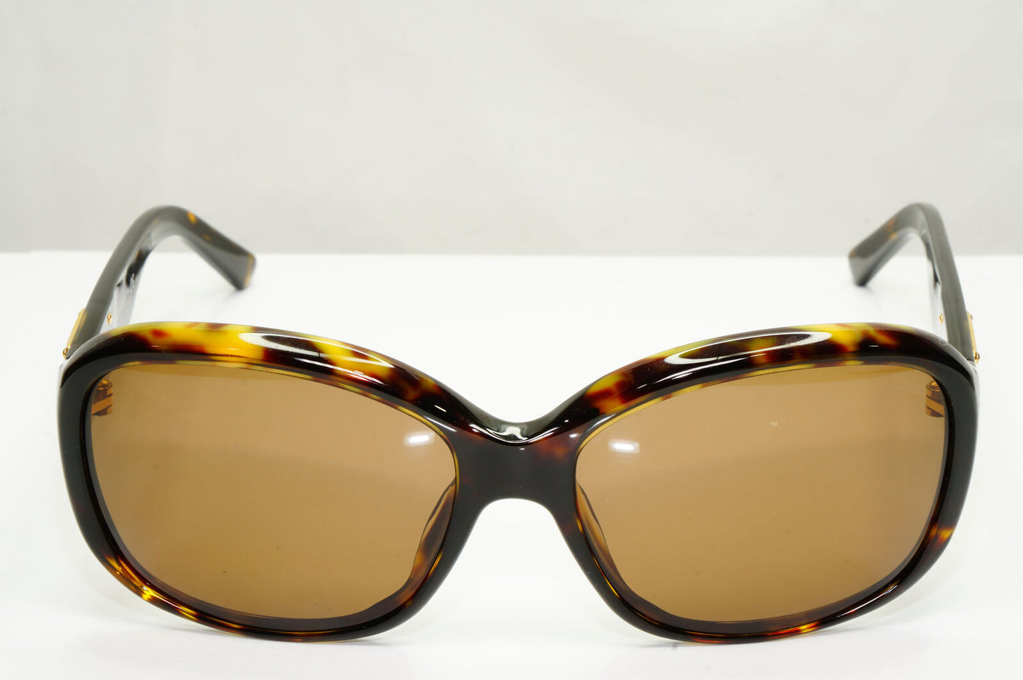 Prada 2011 Triangle Logo Sunglasses Brown Gold PR10MS SPR 10M 2AU-8C1 141122