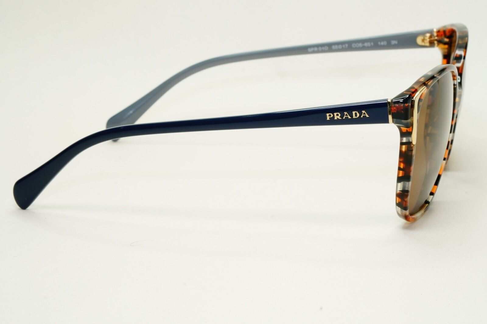 Prada Sunglasses 2017 Square Brown Blue Marble PR01OS SPR 01O CO5-6S1 280924