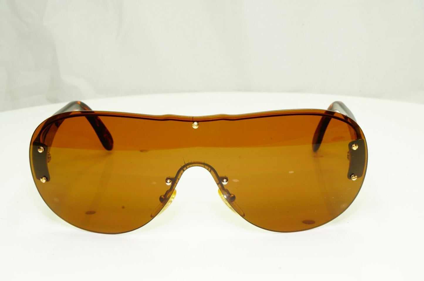 Authentic Giorgio Armani 1997 Vintage Sunglasses Shield Brown Men Women 703 703