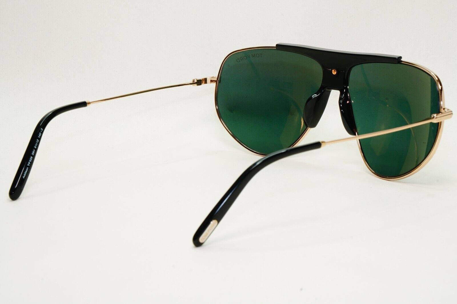 Tom Ford Sunglasses Addison Gold Black Green Pilot Square FT0928 TF 928 28V 61mm