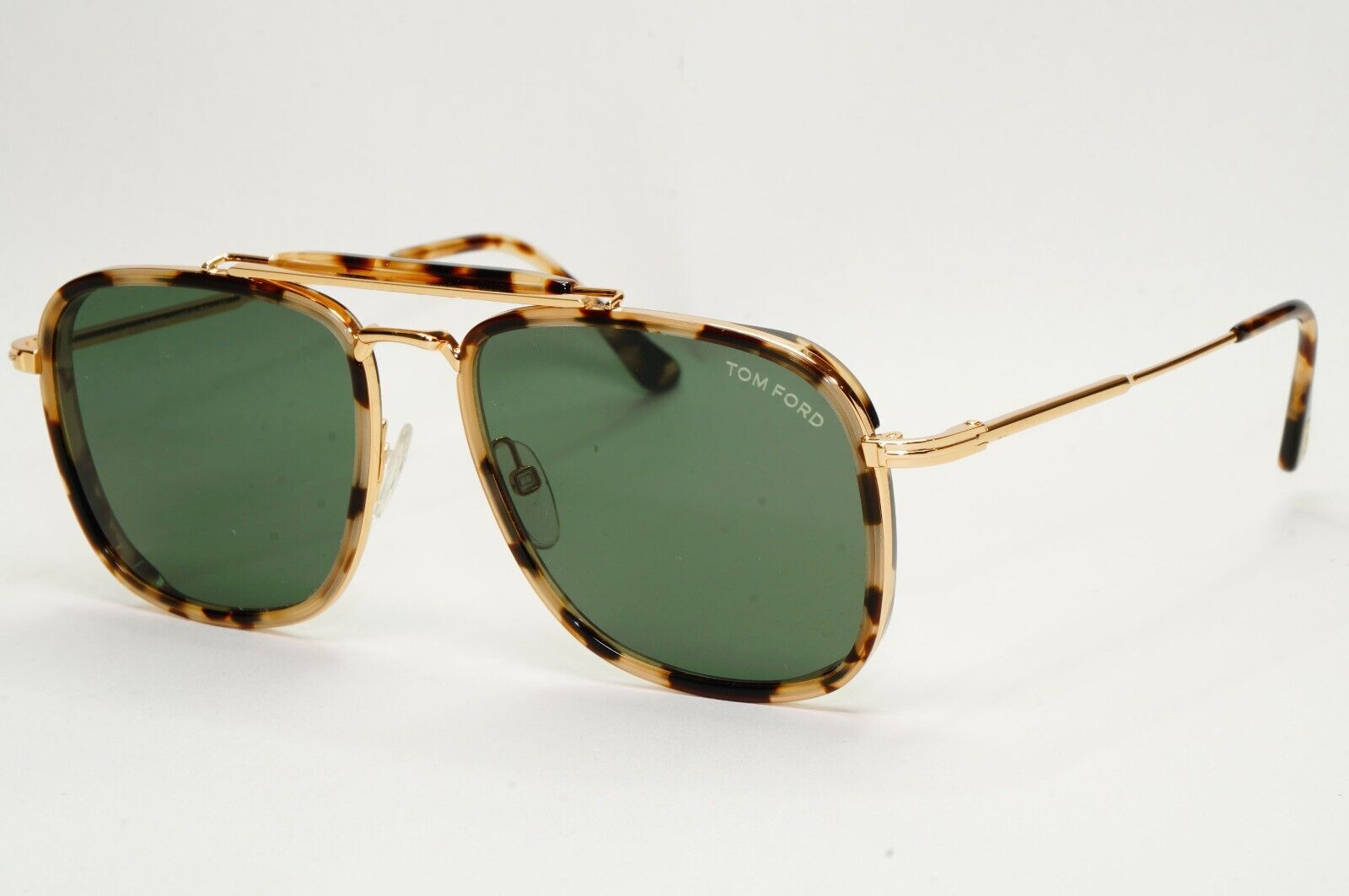 Tom Ford Sunglasses Huck Brown Gold Green Tortoise FT0665 TF 665 56N 56mm
