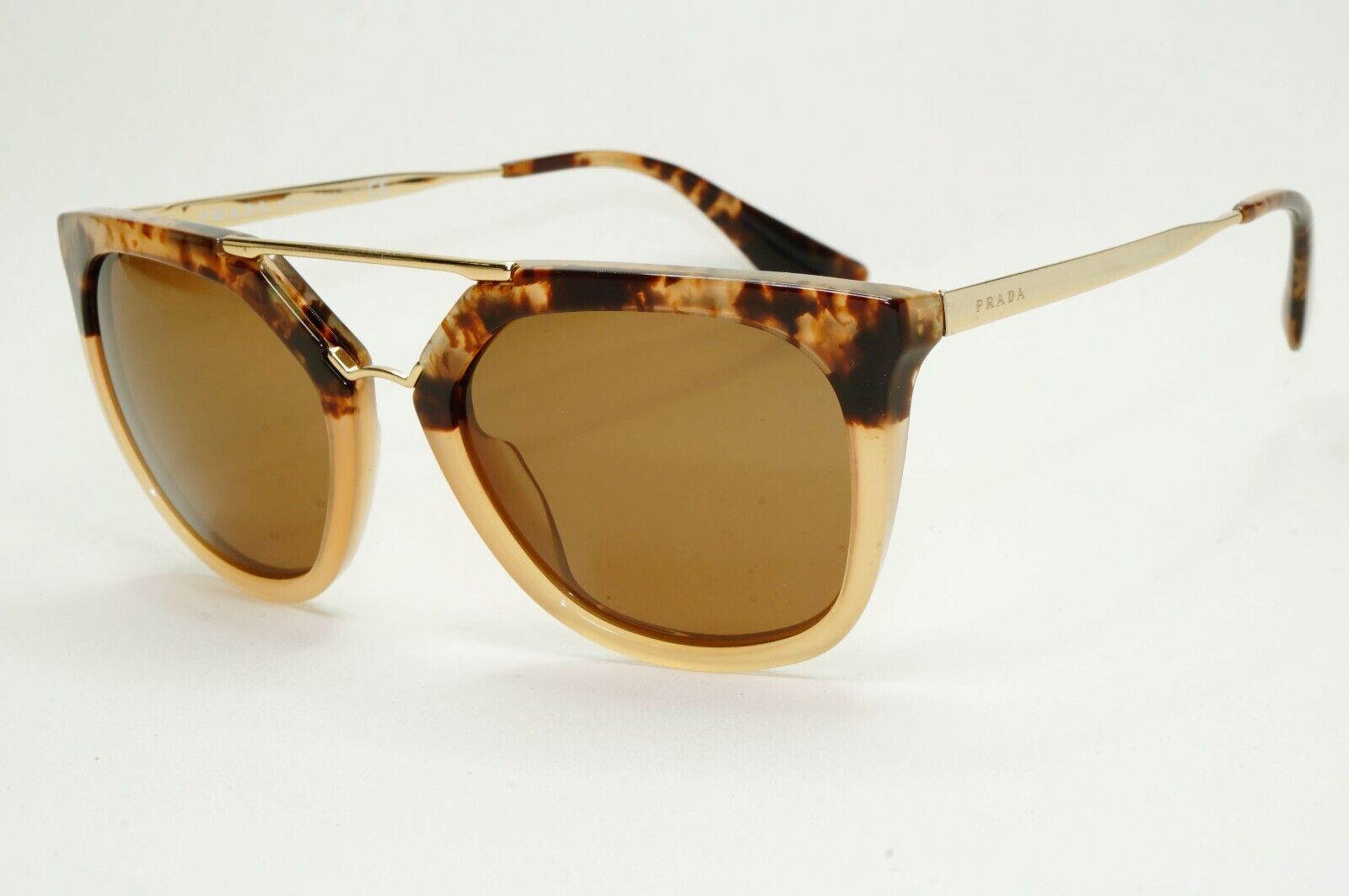 Prada Sunglasses 2013 Vintage Cinema Gold Brown PR13QS SPR 13Q ROZ-0A6 281024