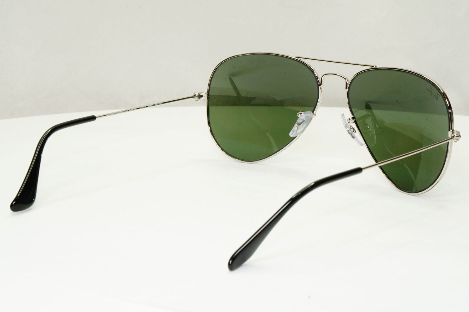 Ray-Ban Sunglasses Aviator Silver Grey Mirror Glass Lens Pilot RB 3025 58mm