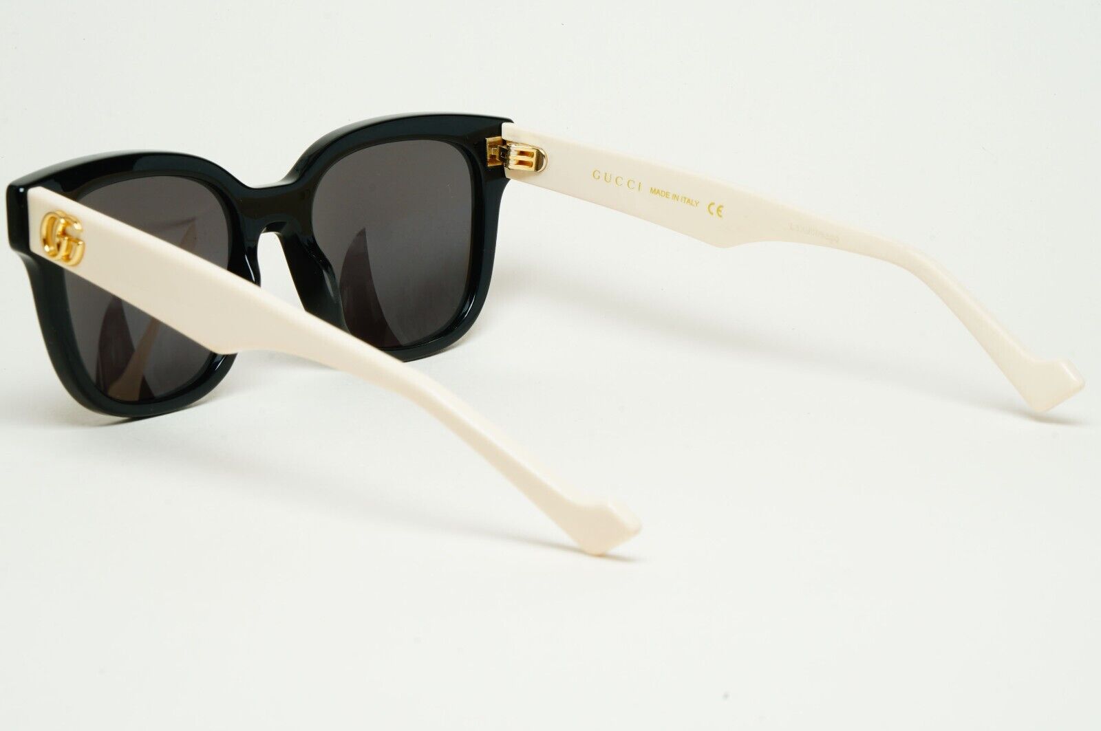 Gucci Sunglasses 2021 Black Beige Gold Square Small GG0958O 002 49mm 110225