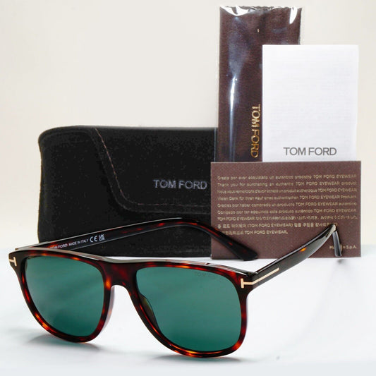 Tom Ford Sunglasses Joni Brown Green Havana Tortoise Square FT0905 TF 905 54V