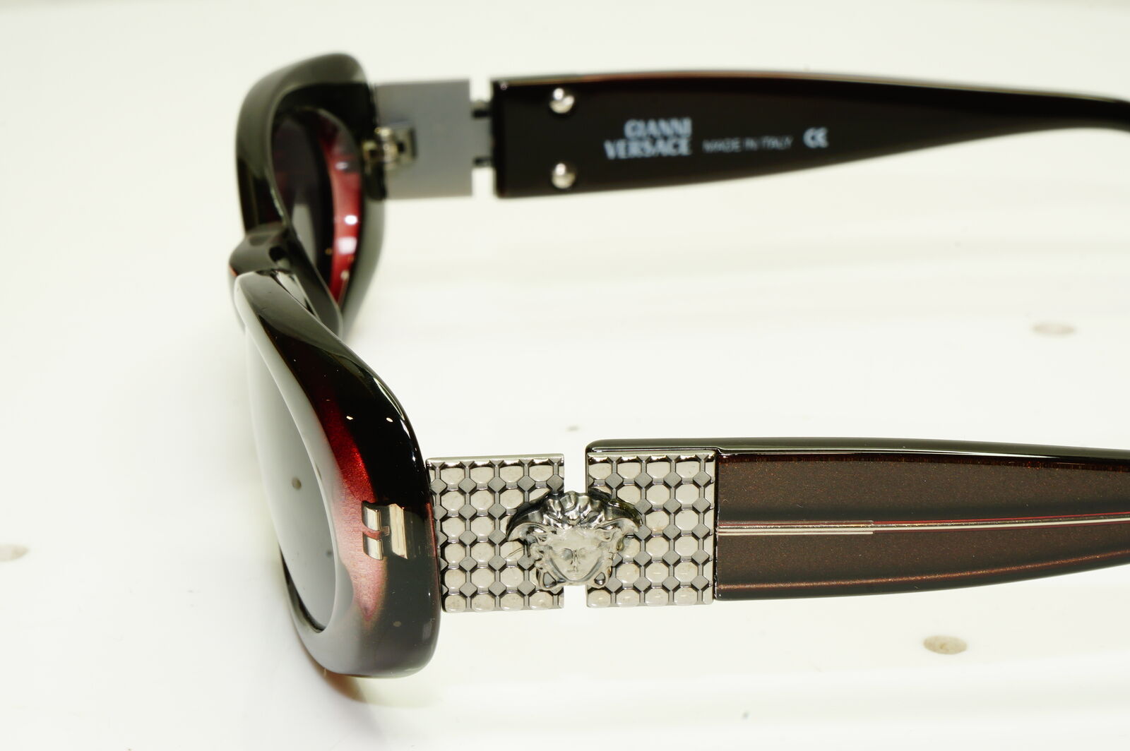 Gianni Versace 1996 Womens Vintage Medusa Sunglasses Brown MOD 248/M COL 348