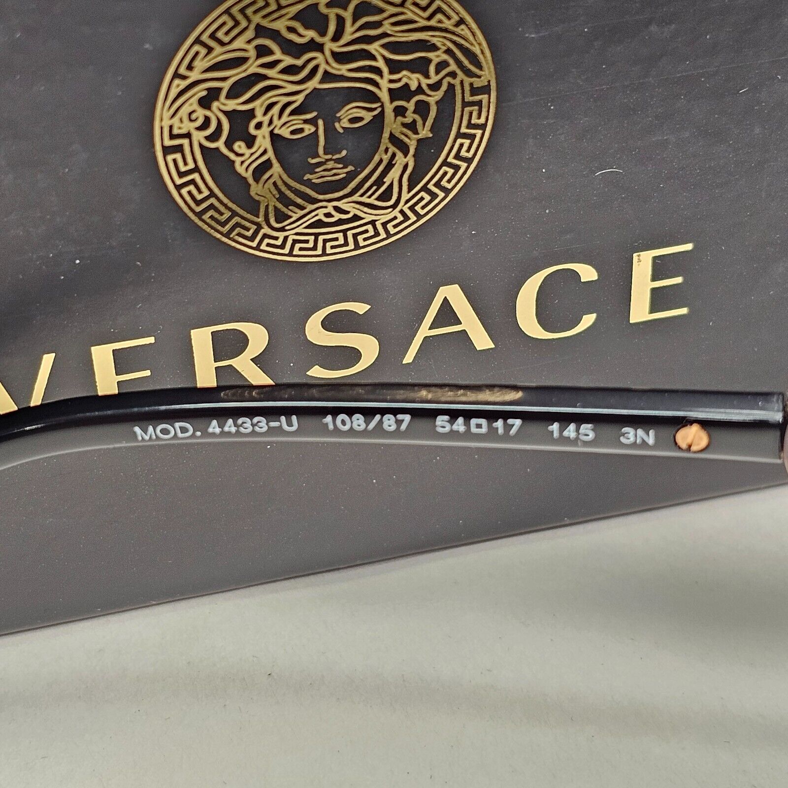 Versace Sunglasses Cat Eye Medusa Havana Brown Grey MOD VE 4433-U 108/87 54mm