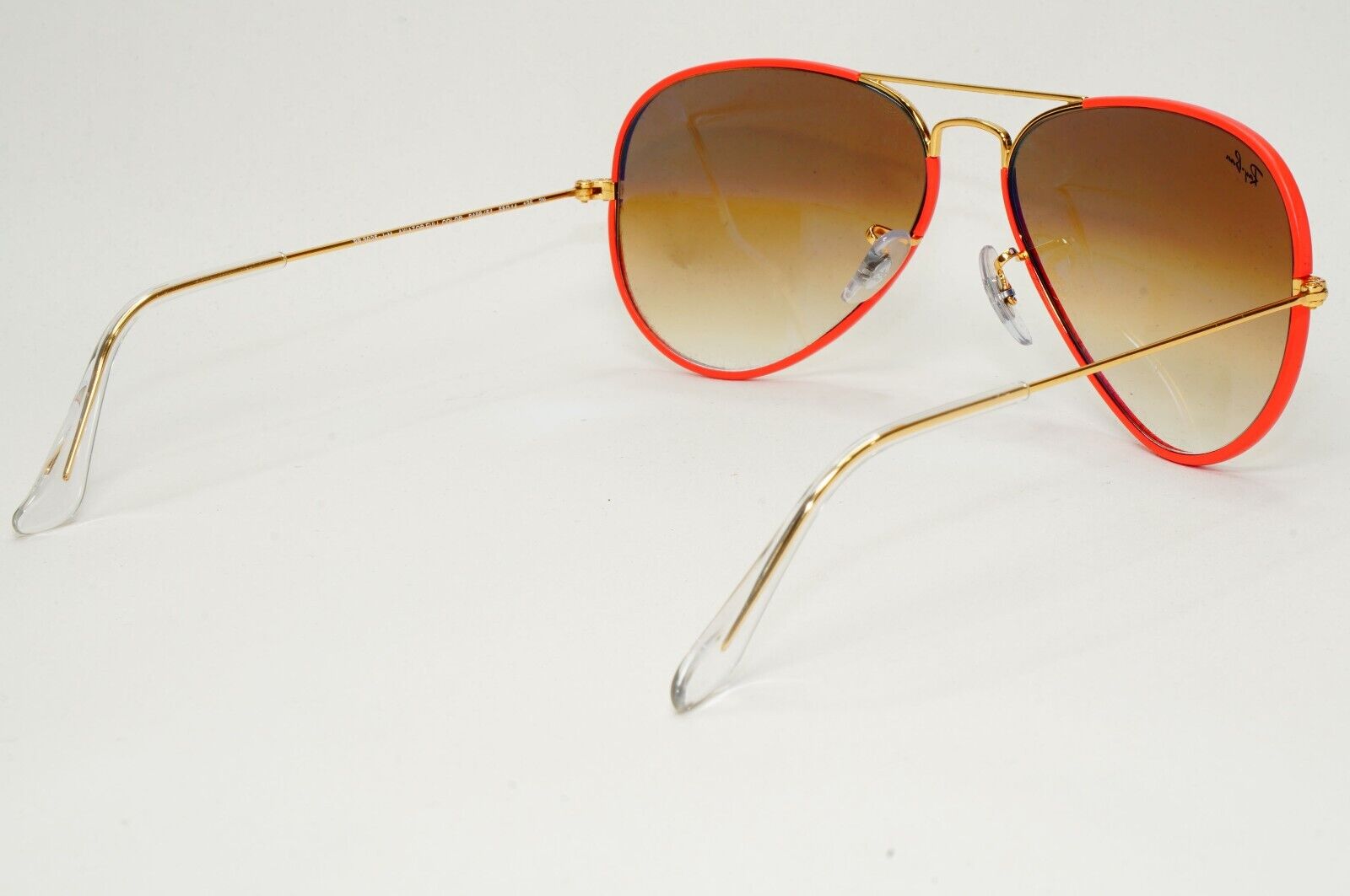 Ray-Ban Sunglasses Aviator Full Color Red Gold Brown RB 3025-J-M 9196/51 58mm
