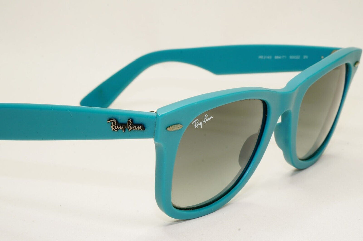 Ray-Ban Sunglasses 2012 Wayfarer Matte Turquiose Grey RB 2140 884/71 50mm 151024
