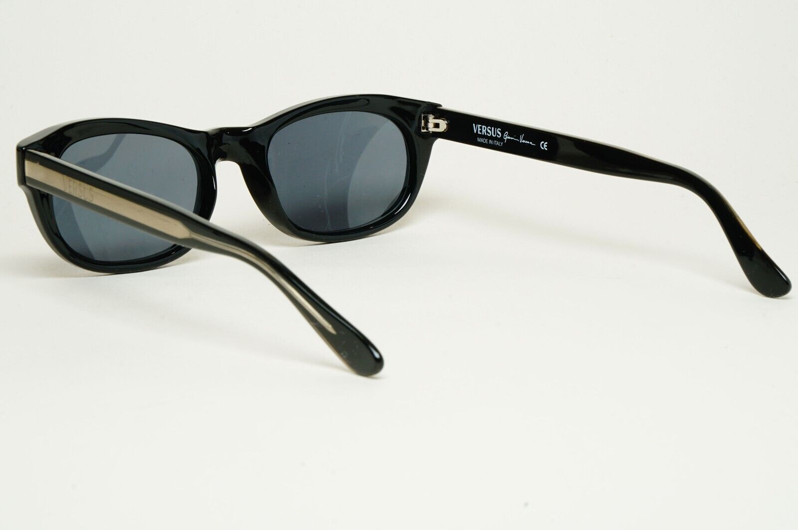 Versus Sunglasses 1996 by Gianni Versace Vintage Black Grey MOD E54 COL 852
