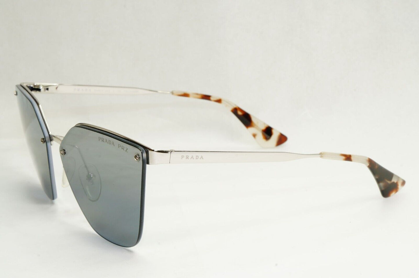 Prada Sunglasses Polarized Mirror Silver Cinema PR68TS SPR 68T 1BC-2F2 270324