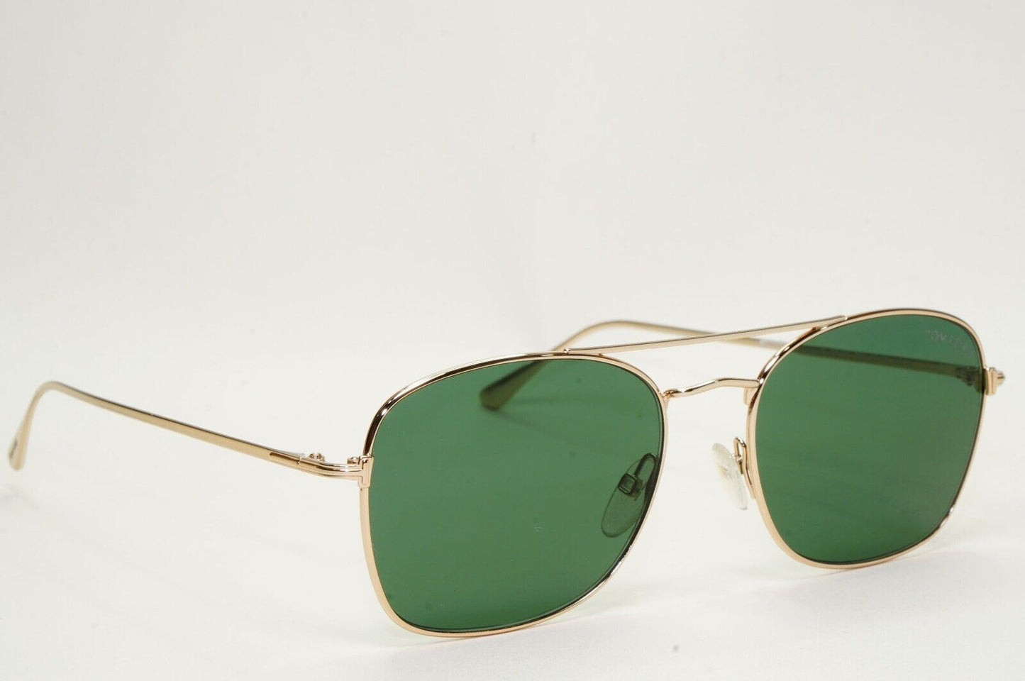 Tom Ford Sunglasses Luca-02 Gold Green Pilot FT0650 TF 650 28N 55mm