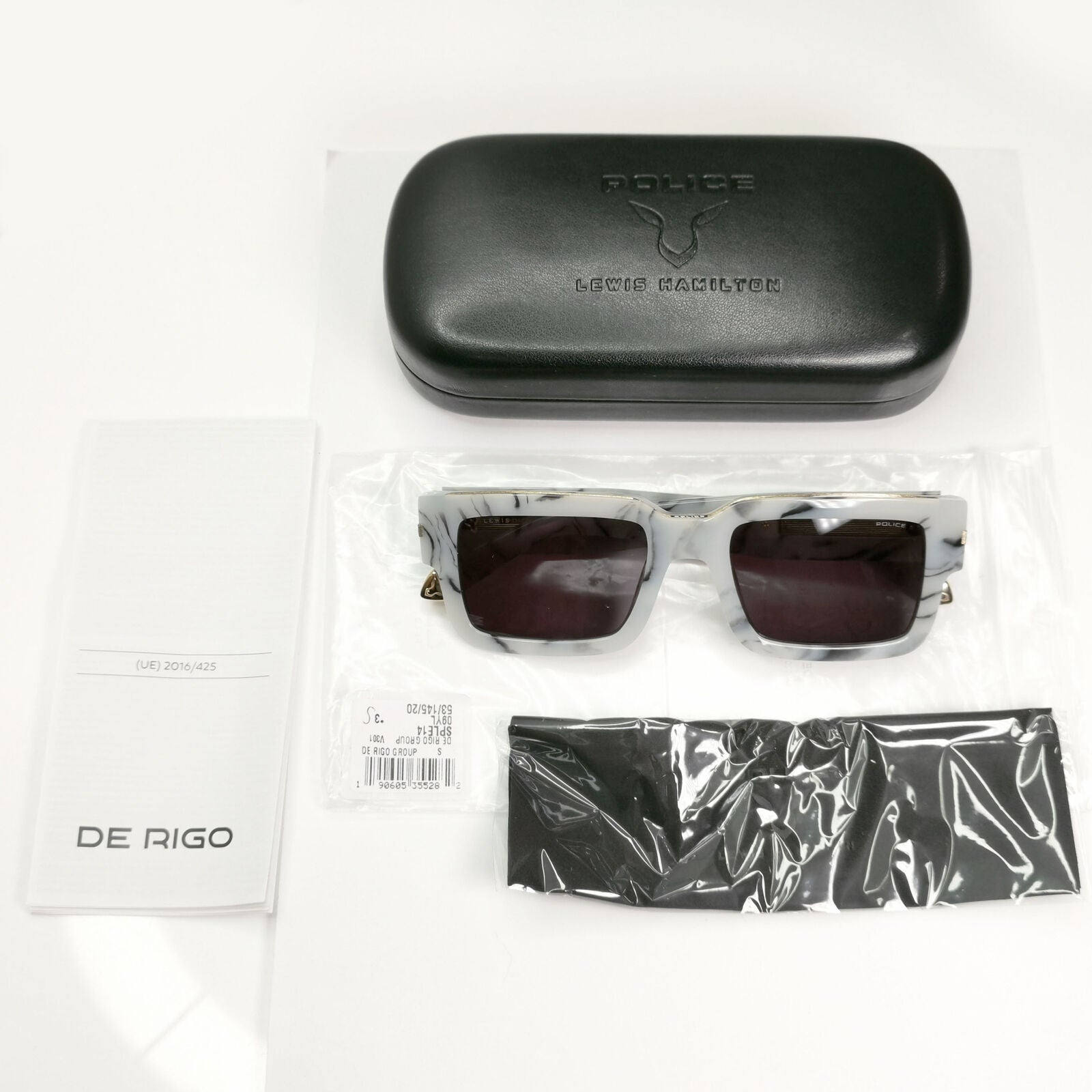 Police Lewis Hamilton F1 Sunglasses Grey Marble LEWIS 32 SPL E14 COL 09YL 53mm