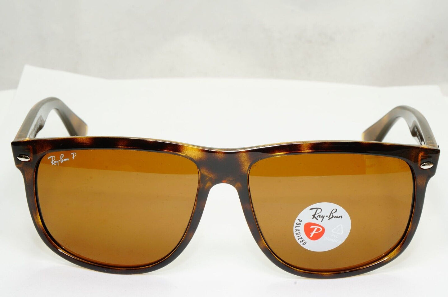 Ray-Ban Sunglasses Polarised Brown Tortoiseshell Boyfriend RB 4147 710/57 60mm