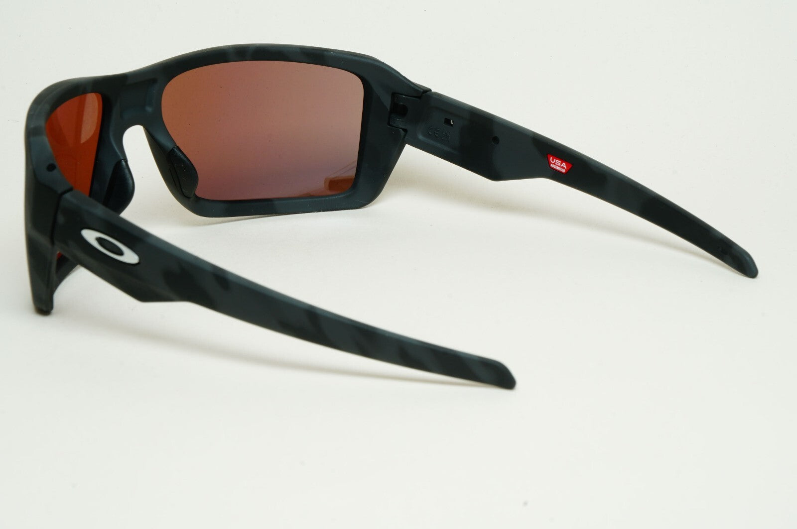 Oakley Sunglasses Polarised Double Edge Black Camo Blue Deep Water OO9380 27