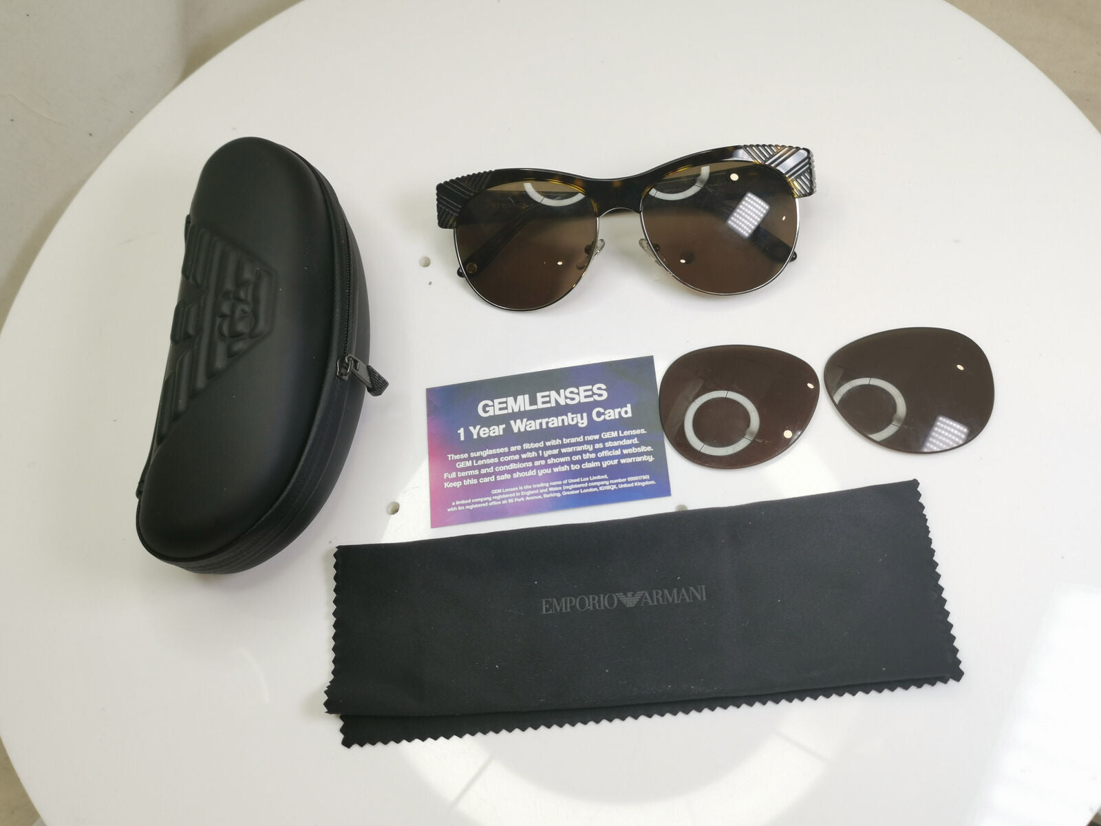 Authentic VERSACE Womens Vintage Sunglasses Brown Square 4222 108/T3 29315