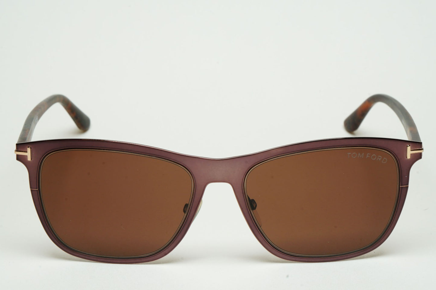 Tom Ford Sunglasses Alasdhair Brown Metal Rim FT0526 TF 526 48J 55mm