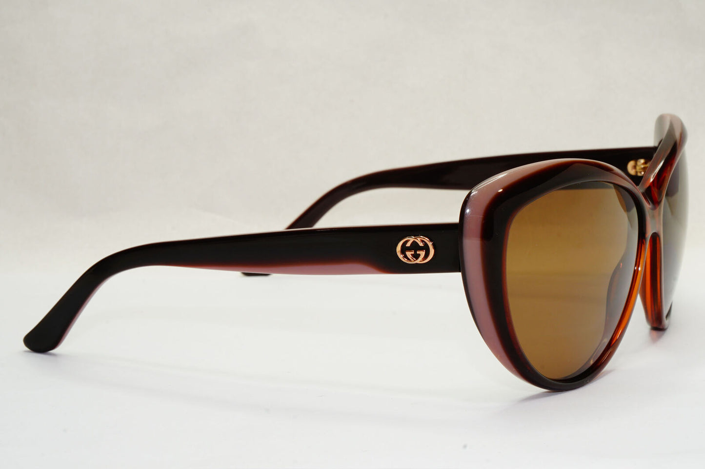 Gucci Sunglasses 2012 Vintage Brown Pink Cat Eye GG 3510/S WOFD8  180224