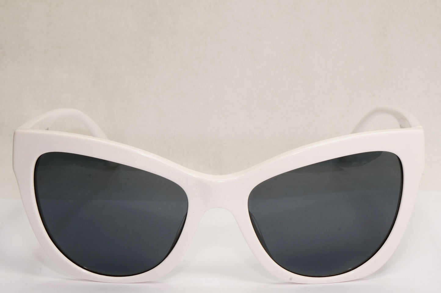 Versace Sunglasses White Gold Cat Eye Grey MOD VE 4417-U 314/87