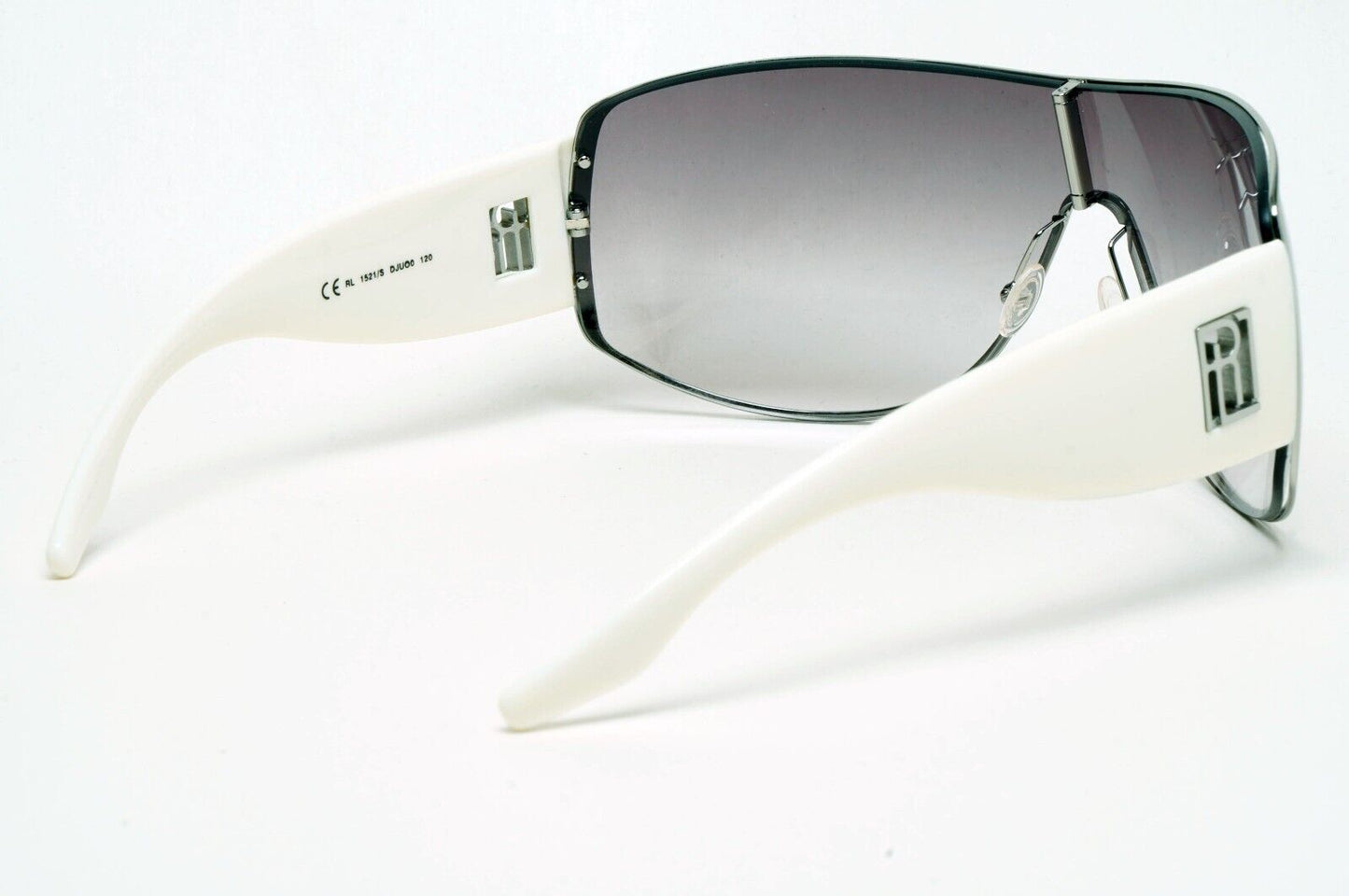 Ralph Lauren Sunglasses 2006 Vintage Grey White Shield RL 1521/S DJUO0 211124
