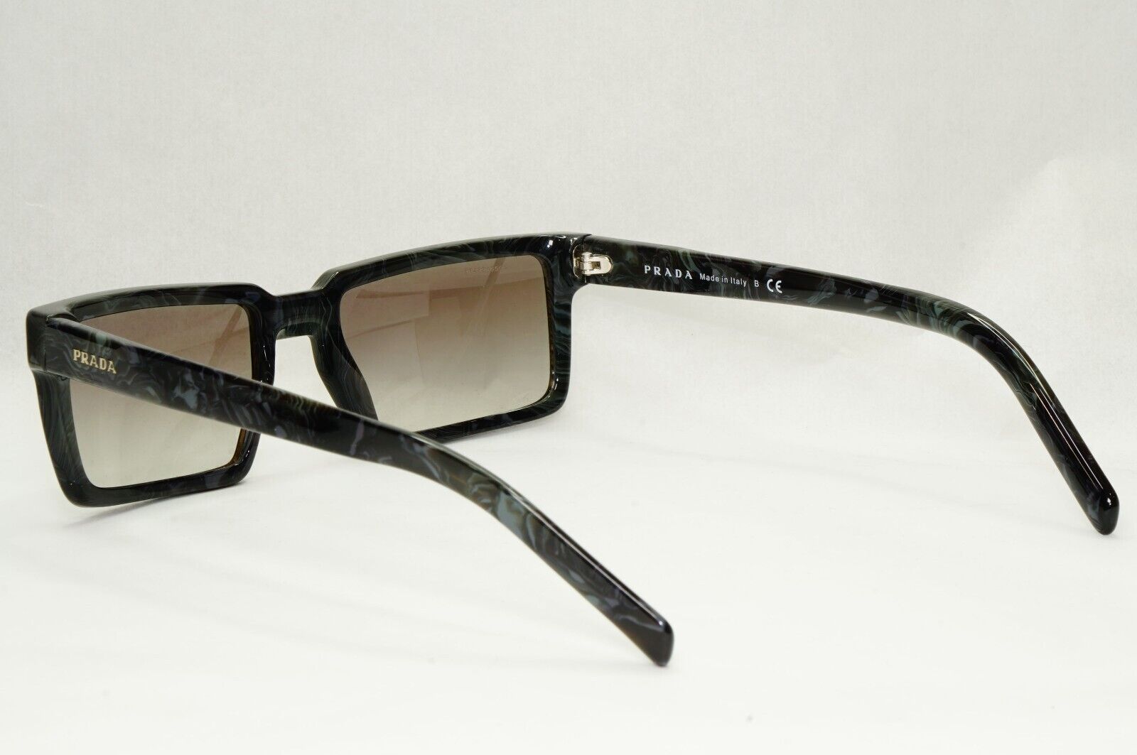 Prada Sunglasses Technique Grey Marble Gradient Square PR03SS SPR 03S UEK-0A7