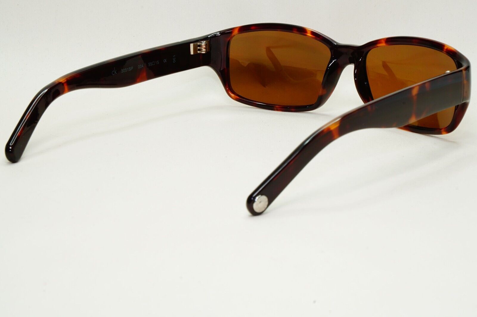 Calvin Klein Sunglasses 2005 Vintage Polarized Brown Tortoise 3051SP 004 121124