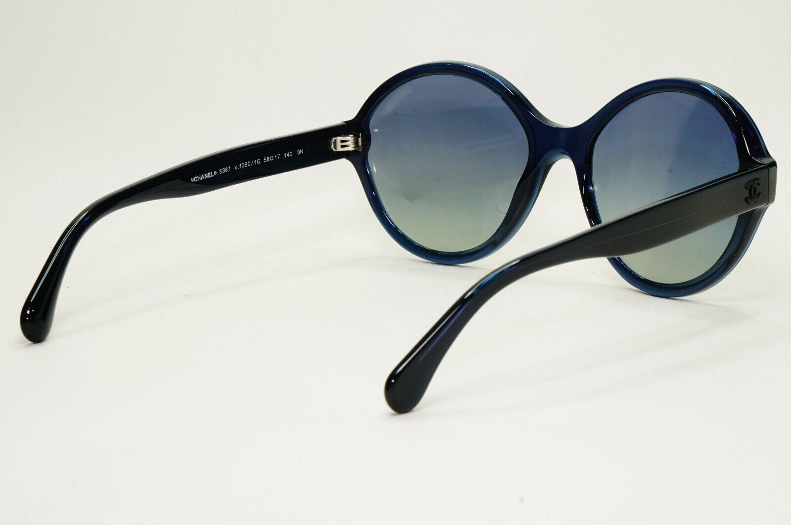 Chanel Sunglasses Dark Blue Gradient Round 5387 c.1390/1G 58mm
