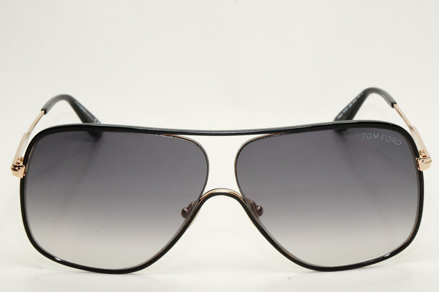 Tom Ford Sunglasses Brady Black Gold Grey Oversized Square FT0841 TF 841 28B
