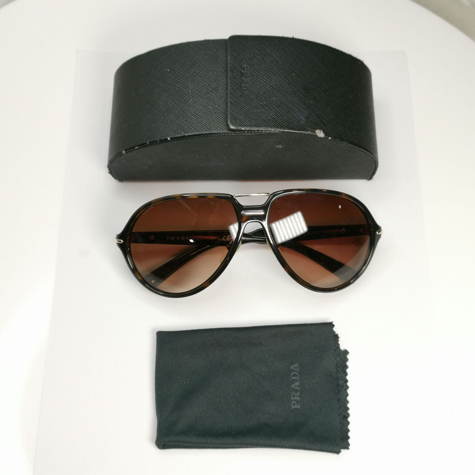 Prada 2009 Sunglasses Brown Tortoiseshell Pilot PR20NS SPR 20N 2AU-6S1 110123