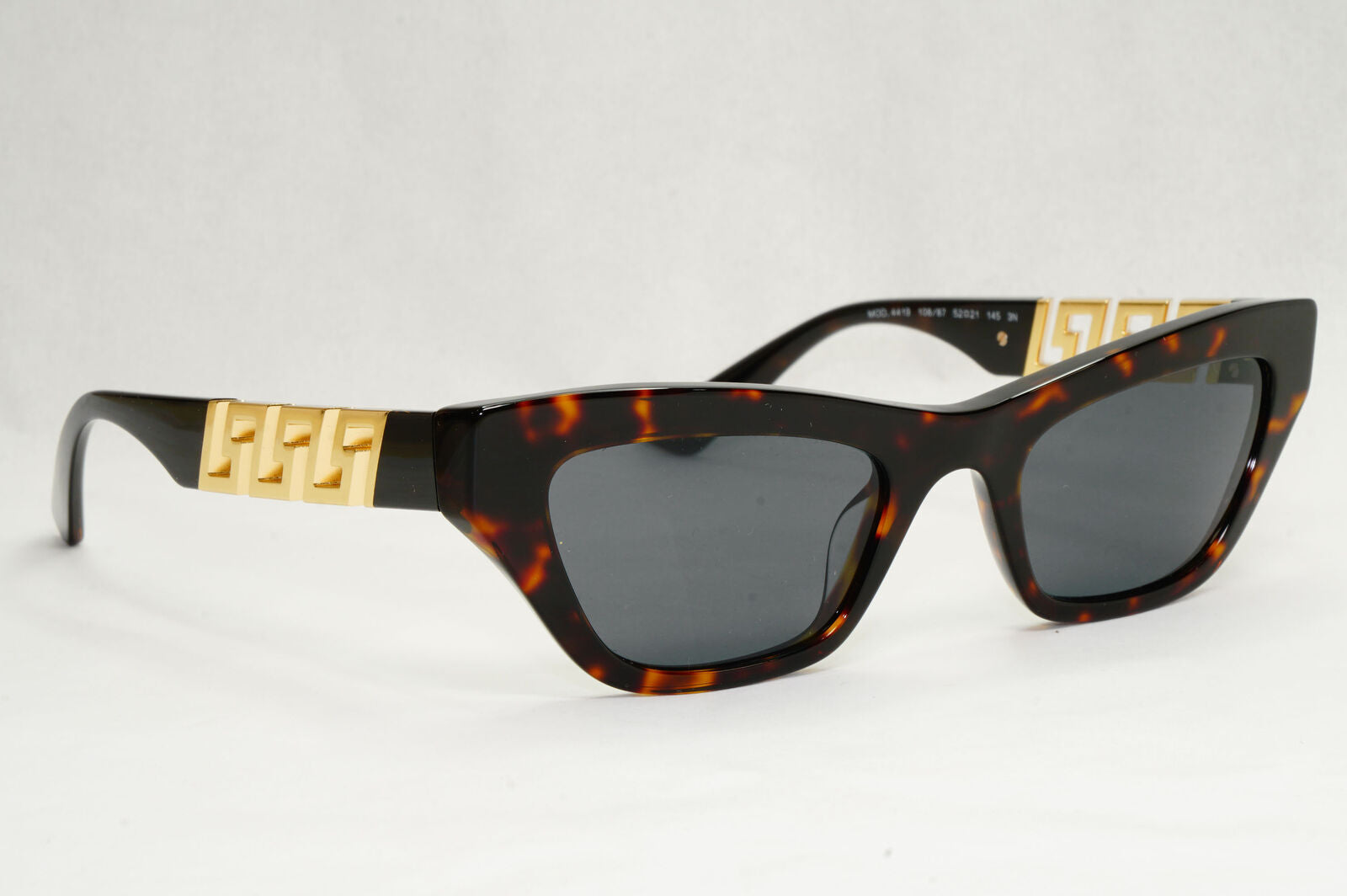 Versace Sunglasses Greca Gold Brown Tortoise Rectangle MOD VE 4419 108/87