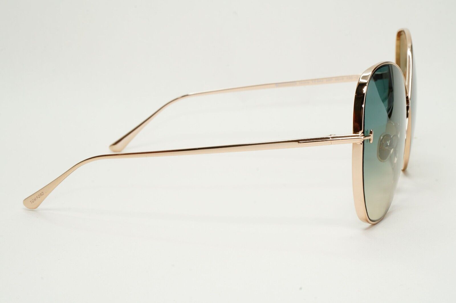 Tom Ford Sunglasses Nickie Rose Gold Green Gradient Butterfly TF0842 TF 842 28P