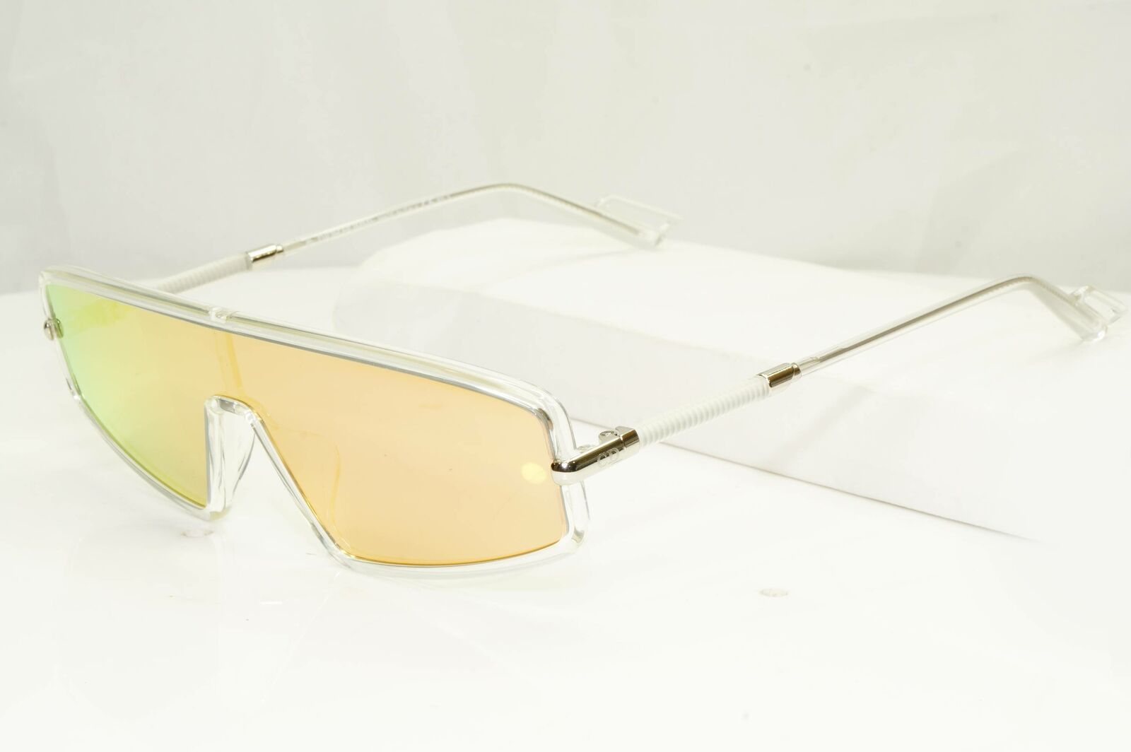 Authentic Dior Homme Mens Sunglasses Rose Gold Mirror Visor Shield Mercure 9000J