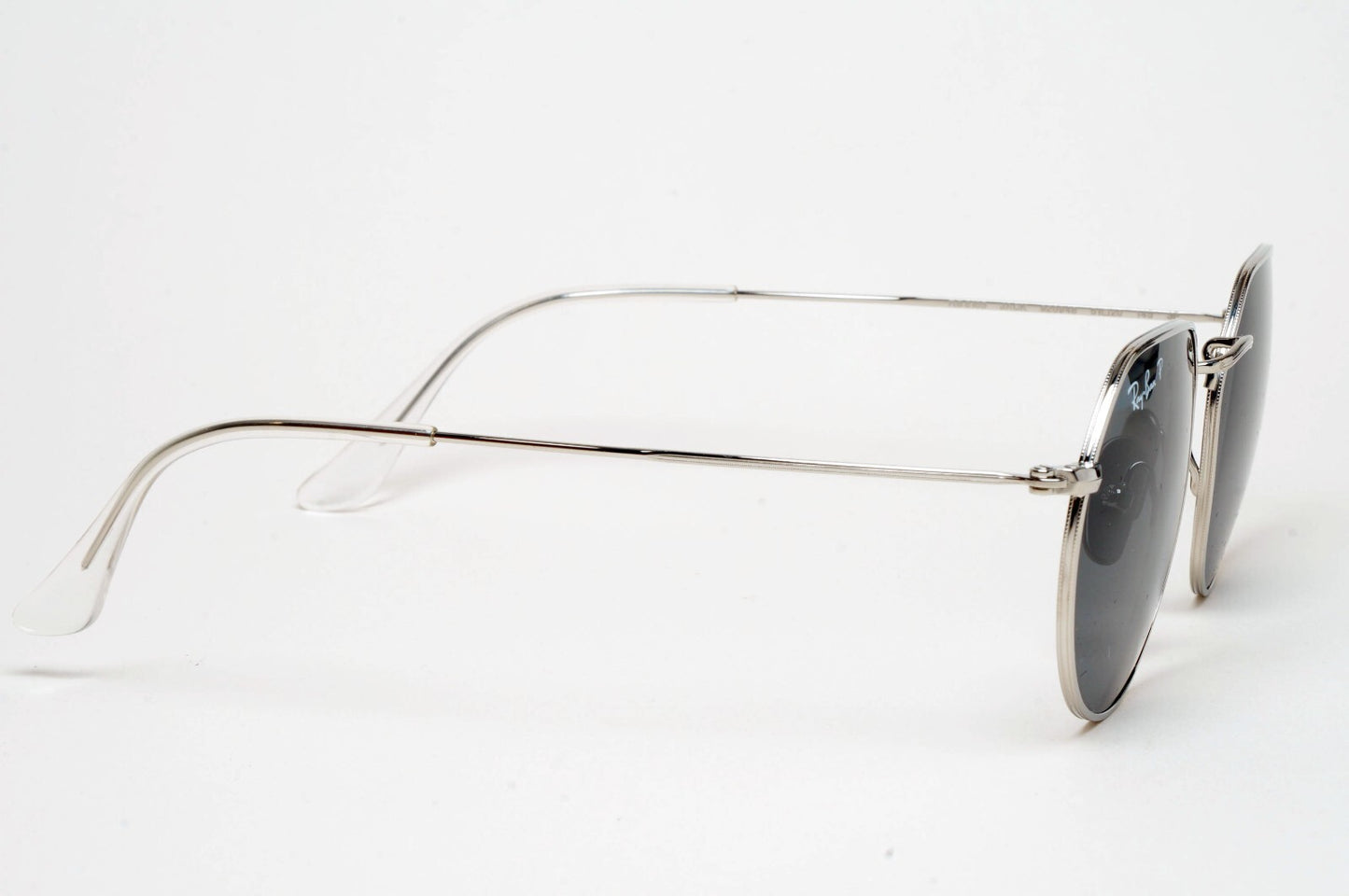 Ray-Ban Sunglasses Jack Titanium Polarised Silver Black RB 8165 9209/48 51mm