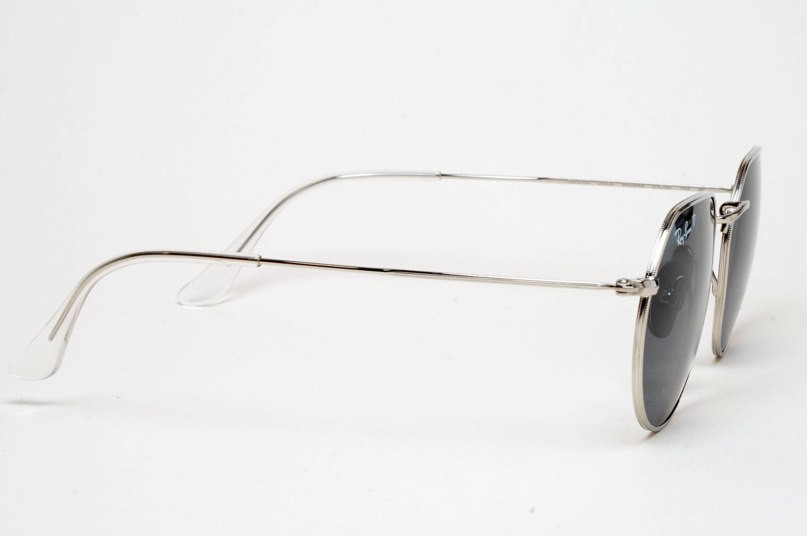 Ray-Ban Sunglasses Jack Titanium Polarised Silver Black RB 8165 9209/48 51mm