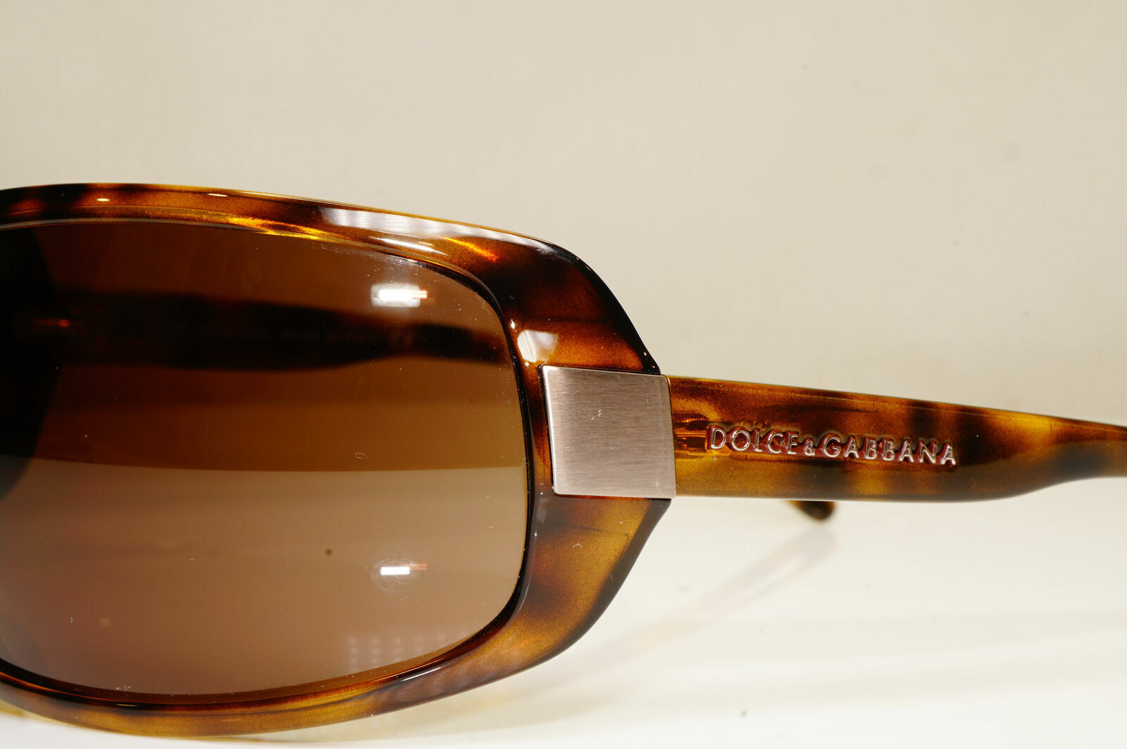 Dolce & Gabbana Brown Wrap Large Sunglasses Havana Womens D&G 6019 502/73 29231