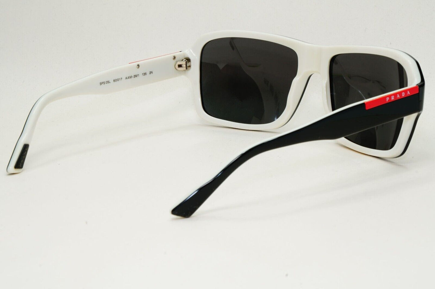 Prada Sunglasses 2009 Vintage Black Square PS05LS SPS 05L AAM-3M1 60mm 171024
