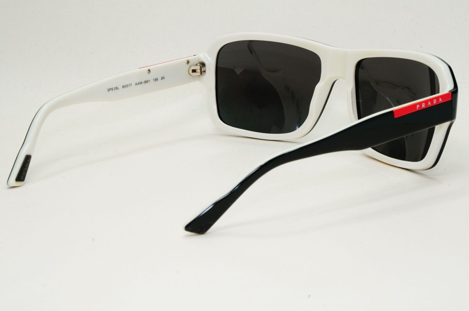 Prada Sunglasses 2009 Vintage Black Square PS05LS SPS 05L AAM-3M1 60mm 171024