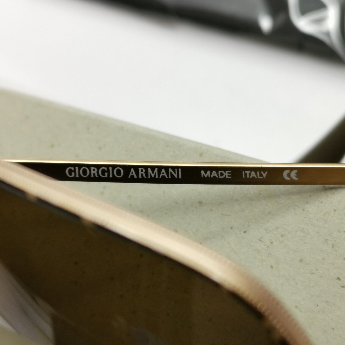 Authentic Giorgio Armani 1997 Vintage Sunglasses Metal Brown Mens Womens 619 746