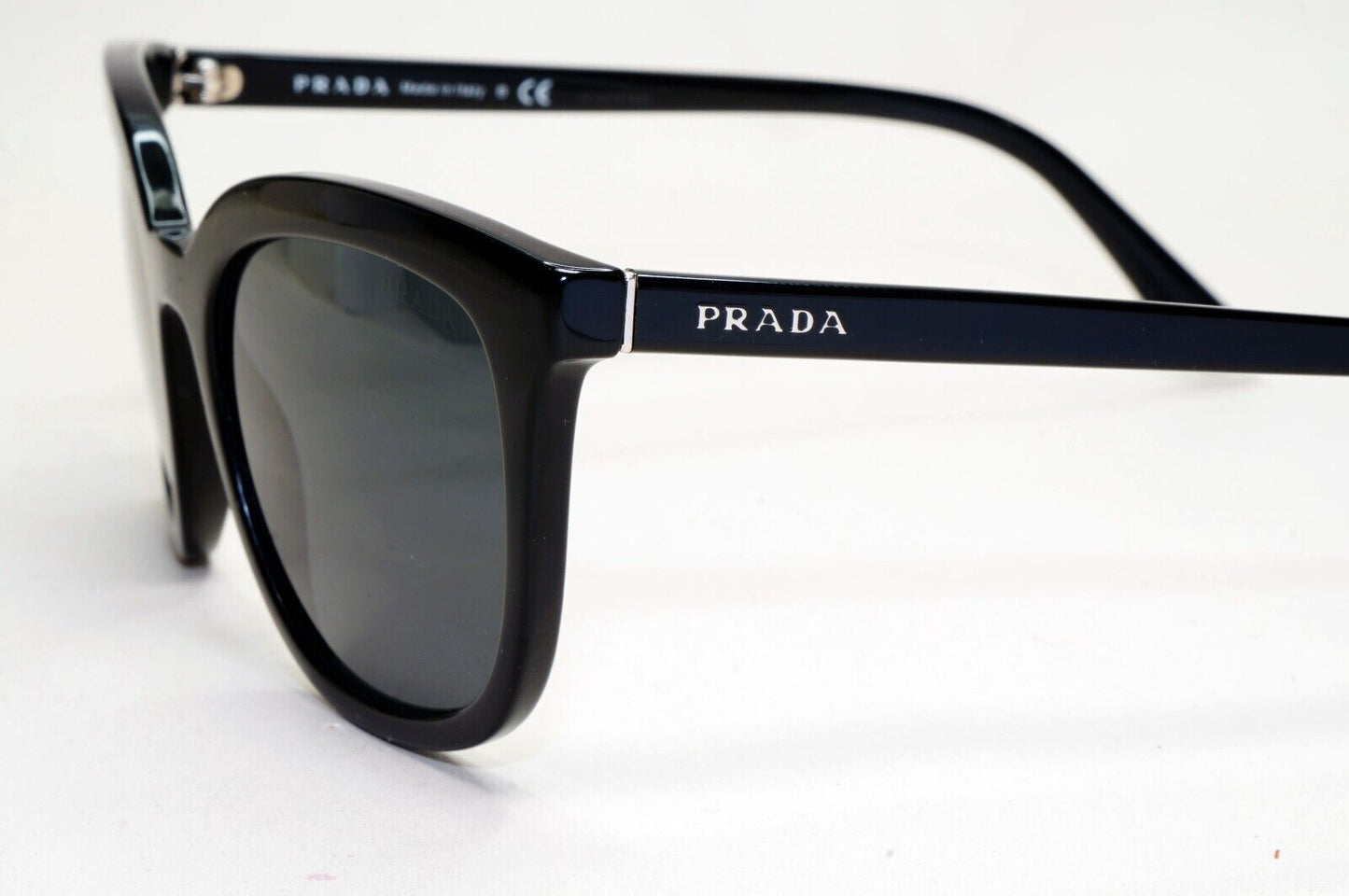 Prada Sunglasses 2020 Black Glosst Grey PR03XS SPR 03X 1AB-5S0 53mm 031124