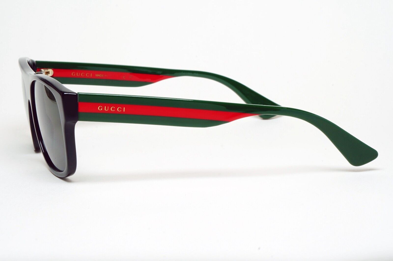 Gucci Sunglasses 2018 Polarized Black Grey Red Green GG0341S 002 56mm 110225