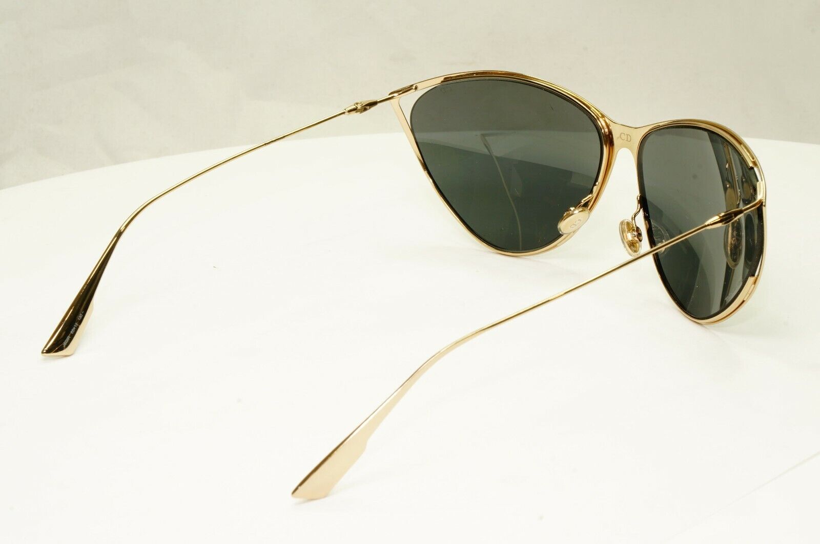 Dior Gold Black Sunglasses Metal Large Designer Womens Fashion New Motard J5GIR