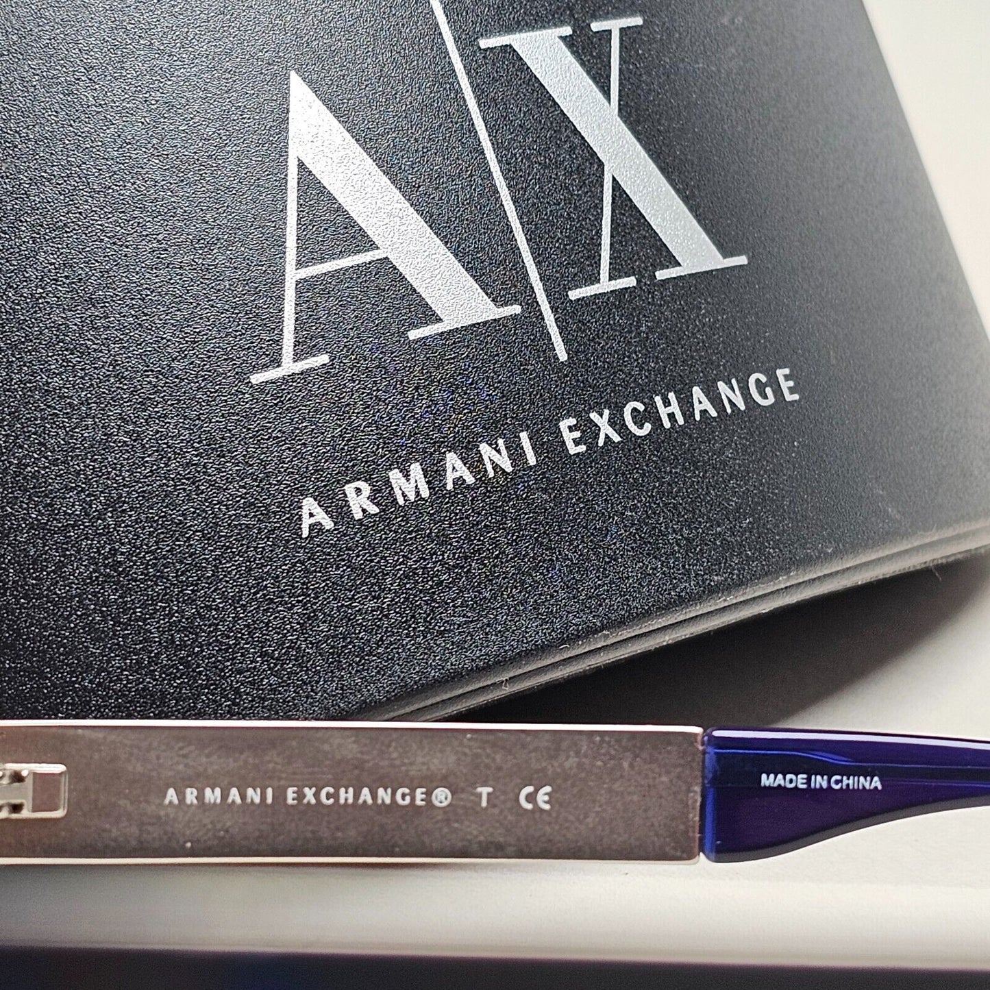 Armani Exchange Sunglasses 2015 Silver Blue Shield AX 2008 6020/4L [b] 221124
