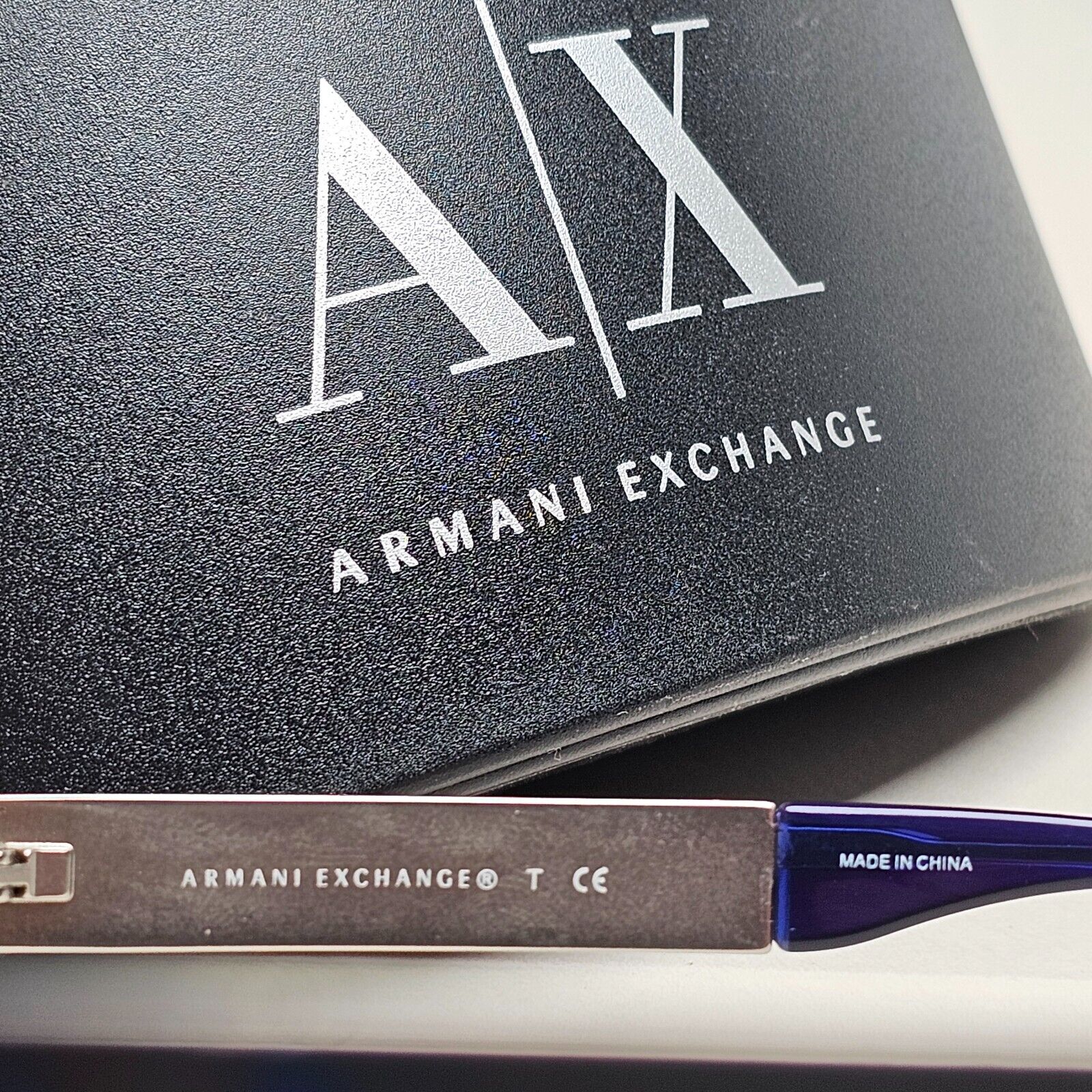 Armani Exchange Sunglasses 2015 Silver Blue Shield AX 2008 6020/4L [b] 221124